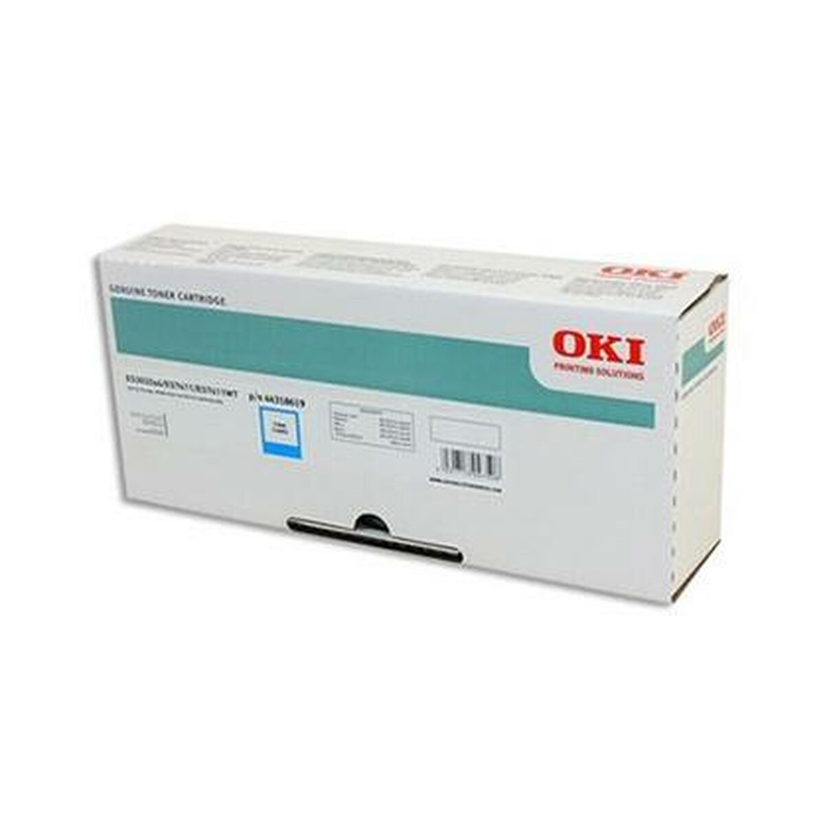 Toner OKI 44318619 Blauw Cyaan